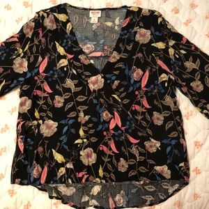 Mossimo Tie Front Top